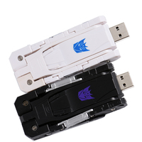 Transformateur robot chien 32gb 1gb 2gb 32gb clé USB 4GB 8GB 16GB dessin animé chien jouet clé USB 2.0 clé USB