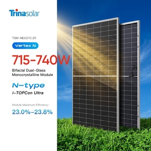 Panneaux solaires Trina Vertex N NEG21C.20 715-740W Topcon Bifacial N-Type 715W 720W 725W 730W 735W 740 <span class=keywords><strong>Watt</strong></span> de marque Tier 1 pour système solaire - Product Image 1