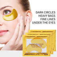 Patchs pour les yeux personnalisés 24K, marque privée, patchs anti-âge pour le visage, patchs liftants en silicone, coussinets anti-rides, masques pour les yeux, OEM/ODM