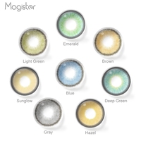 Échantillons gratuits MAGISTER Lentilles de contact de couleur mystère en gros Couleurs naturelles Lentilles de contact pour les yeux Soluciones Lentes De Contacto
