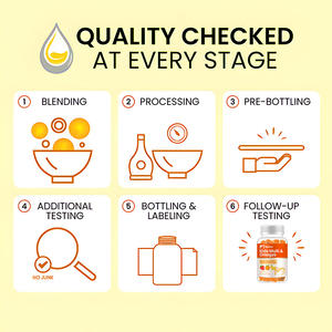 Suplemento de gomitas de vitamina de sabor natural de gran sabor, gomitas Omega 3 para niños, huesos saludables y apoyo inmunológico - Product Image 6