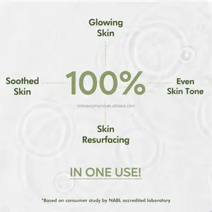 Toner teh hijau gratis 150ml buah AHA campur Pengencang pori meningkatkan tekstur kulit Toner Wajah untuk semua jenis kulit