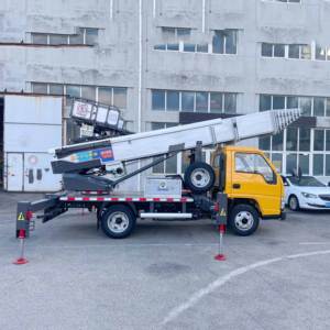 Cina JMC Sky Ladder Truck 32m braccio telescopico Diesel scaletta veicolo per operazioni aeree e di salvataggio - Product Image 3
