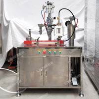 Machine de remplissage de canettes aérosol Machine à sceller les peintures en aérosol Acier inoxydable 3,4 Personnalisation d'usine Semi-automatique 3 en 1