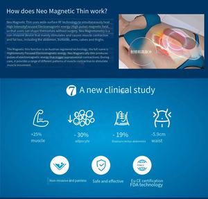 Appareil de remodelage corporel magnétique vertical pour le renforcement musculaire et l'amincissement, idéal pour les salons de beauté et les salles de sport - <span class=keywords><strong>Emszero</strong></span> - Product Image 4