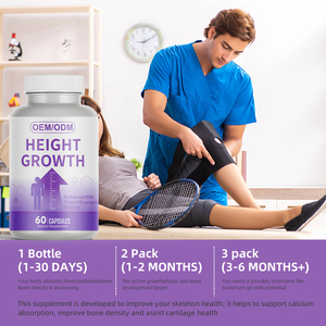 Capsule Naturali per la Crescita in Altezza, Migliorano la Densità Ossea, per Bambini e Adolescenti, Disponibile Etichetta Privata OEM - Product Image 2