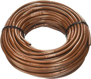 Agriculture 16mm X Irrigation/Hydroponique Tuyau d'égouttage avec 6-8-12-16-20 Inch Emitter Spacing (Brown ou Black) Drip Line - Product Image 1