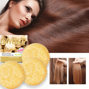 Ginger Solid <b>Shampoo</b> Bar Oil Control Scalp Care Dense Foam Fresh Fragrance Silicone-Free Eco Portable Hair Soap for <b>Men</b> Women - Product Image 2