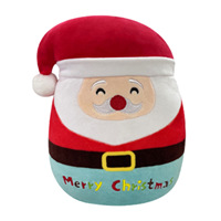 Jouets en peluche de Noël : Père Noël, Renne, Sapin de Noël, Série Guimauve Salamandre, Poupées rembourrées en coton PP, 0-24 mois