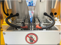 Roll Film Making Filling and Sealing Machine 4 Seal Back Sealed Bag Pouch Automatic Packing Machine for Small Business Liquid