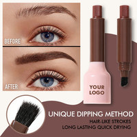 Crayon à sourcils liquide en gros, imperméable, teinture crème pour sourcils, marque privée