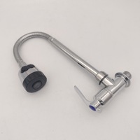 Robinet d'évier de cuisine pivotant en ABS avec valve en céramique et fonction magnétique pour l'exportation au Brésil et en Asie du Sud-Est, robinet mural monofroid