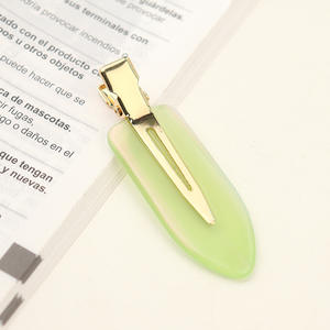 Beizhu <span class=keywords><strong>2022</strong></span> nouveauté femmes été épingles à <span class=keywords><strong>cheveux</strong></span> coloré sans couture pince à <span class=keywords><strong>cheveux</strong></span> doux acétate front côté frange maquillage nouveauté - Product Image 5