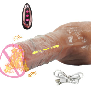 Sexy Tools <strong>Silicone</strong> Material <strong>Huge</strong> <strong>Dildo</strong> with Bendable Flexible Clear Texture and Real Touch Feeling Penis for Spouses - Product Image 2