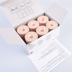 3M Multipore Elastic Tape 5Cm X 5M Skin Tone Medical Adhesive Surgical Tape 12 <b>Roll</b> <b>Box</b> - Product Image 1