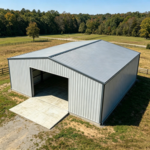 Low Cost Prefabricated Steel Structure Warehouse Workshop Building, Modular Industrial Factory Shed Design Q235B for <strong>Storage</strong> - Product Image 5