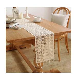 Camino <span class=keywords><strong>de</strong></span> <span class=keywords><strong>mesa</strong></span> <span class=keywords><strong>de</strong></span> lujo con luz francesa, bordado <span class=keywords><strong>de</strong></span> algodón <span class=keywords><strong>a</strong></span> ganchillo, encaje, artesaní<span class=keywords><strong>a</strong></span> hecha <span class=keywords><strong>a</strong></span> mano, <span class=keywords><strong>mesa</strong></span> hueca, armario <span class=keywords><strong>de</strong></span> TV, camino <span class=keywords><strong>de</strong></span> <span class=keywords><strong>mesa</strong></span> decorativo - Product Image 1