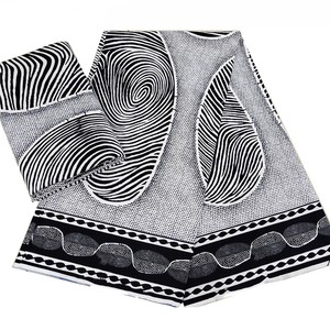 Tissu Batik Super-Wax Holland 100% Coton Biologique de Haute Qualité, 6 Yards, pour Robes de Mode Filles et Garçons - Product Image 5
