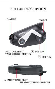 Nouvel interphone Bluetooth pour <span class=keywords><strong>moto</strong></span> NewTOUCARE 2-Rider avec caméra 1080P et technologie anti-interférence - Product Image 3