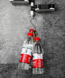 Caja de jabón de estante Simple creativa giratoria de baño multifuncional de 4 capas sin perforaciones montada en la pared con estante de almacenamiento de drenaje - Product Image 6