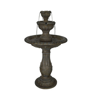 Vendite della fabbrica 2 cravatte fontana di acqua esterna in fibra di vetro cascata esterna di grandi dimensioni fontana per la casa - Product Image 3