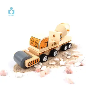 UDEAS Popular Kids Mini Wooden Toy Trend Cars Baby Montessori Educational Toys Games
