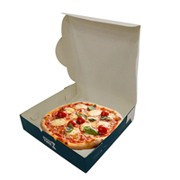 Impression personnalisée de taille personnalisée de boîte à pizza de haute qualité