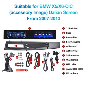 Nouveau produit Lecteur DVD multimédia pour voiture avec écran tactile Qualcomm 21 pouces Autoradio stéréo pour BMW X5 X6 E70 E71 2007 2013 - Product Image 6