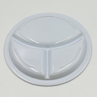 Assiette de portion saine en mélamine personnalisée de 21,5 cm pour diabétiques, avec impression de légumes et d'aliments