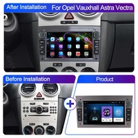 Autoradio Android CarPlay universel pour Opel Astra H J 2004 Vectra Vauxhall Antara Zafira Corsa C D Vivaro Meriva Veda