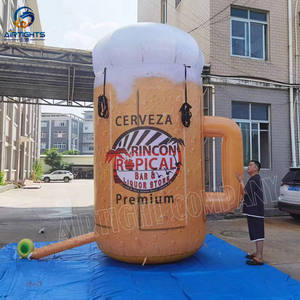 ビールカップバルーンフリー印刷屋外プロモーション巨大マグカップインフレータブル - Product Image 1
