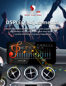 Autoradio Qualcomm 662/665 pour <span class=keywords><strong>Mercedes</strong></span>-Benz GLA X156 / <span class=keywords><strong>CLA</strong></span> C117 / Classe A W176 NTG 4.5/5.0 (13-18), CarPlay & Android Auto DSP - Product Image 2