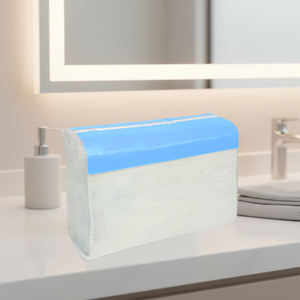 Serviettes en papier jetables en pâte de bois pour la coiffure et la beauté, 24*12 pouces, blanches, simples et 2 plis, multi-pliées, 250 feuilles pour salon de coiffure - Product Image 5