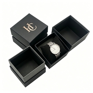 Proveedor Confiable de Cajas para Relojes, Caja Rígida de Papel con Tapa y Base, Logotipo Personalizado, Empaque de Lujo para Relojes, Fábrica Profesional, Se Acepta OEM - Product Image 2