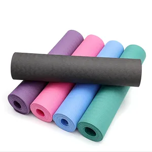 LTP China Supplier Oem Light Weight Durable Tpe Yoga Mats Smart Eco One Yoga Mat With Bag