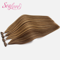 Extensions de cheveux Slavic Hair Extensions Russian Hair 100 k Tip Invisible Seamless Mini Micro Keratin Bond