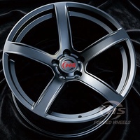 Jantes forgées personnalisées 5x115 20 21 pouces, finition noire mate, cinq branches, pour Charger Challenger SRT Redeye Dodge Hellcat Chrysler 300C