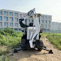 Mini Chargeuse-Pelleteuse Utilitaire Compacte Légère TOSH Micro de 600kg 800kg 1000kg 0,8 Tonne