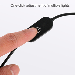 Đèn Bàn Làm Móng Tay LED Uốn Cong Linh Hoạt Điều Chỉnh Được Với Tay Xoay Và Kẹp Lớn - Product Image 4