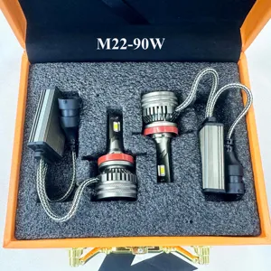 M22 90WLEDヘッドライト保証ハイパワーLEDヘッドライトH7 H11 H13 9006 9005 9004 9001 H1 H3 H4 100W 200W 300W 400W 500W