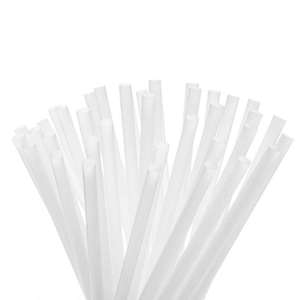 Pailles à boire jetables en PLA en gros, pailles compostables pour café, jus, lait, thé, café et restaurant - Product Image 1