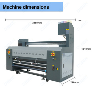 Tự động để làm cho textil vải lông bãi biển cờ Màn hình thăng hoa máy in 1.3 Nhỏ kỹ thuật số cờ máy in để bán - Product Image 2