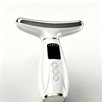 Masseur de cou pour femmes et hommes |   Coffret Liftant et Raffermissant pour le Visage |   Appareil de bien-être par vibration, chaleur et froid |   Outil de soin du cou Glow Neck Care |   Cadeau de Noël