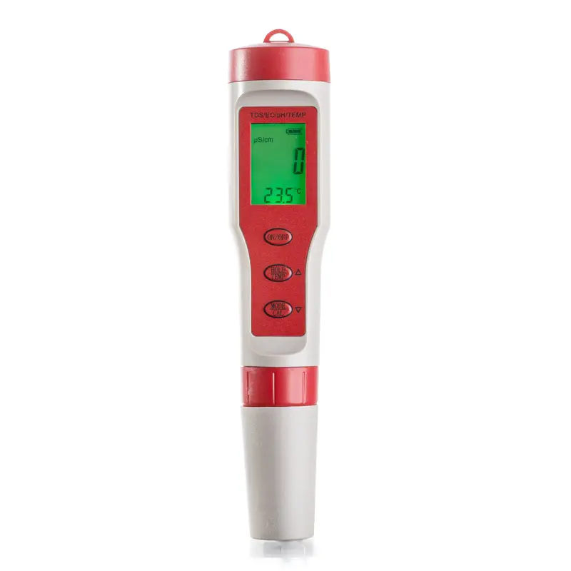 4 1 IN 1 Smart Professional PH Meter PH/TDS/Temperature Meter Digital Water Quality Monitor Tester for Pools