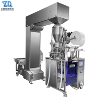 Ultrasone Z-type schroefvoedingsmachine tegen aaneenklonteren voor het verpakken van meerdere materialen, zoals pruimenpoeder, geconserveerd fruit en het maken van plastic zakjes.