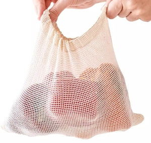 Bolsas de malla/Bolsa de malla con cordón/Bolsa de malla de poliéster - Product Image 5