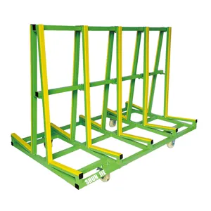 Hot Koop £ 2200 Een Frame Rack Trolley Voor Glas Graniet Opslag Winkelwagen Stone Slab Vervoer Plank Stand