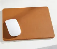 स्टाइलिश वर्ग कार्यालय असली लेदर न्यूनतर माउस पैड व्यक्तिगत कस्टम चमड़े mousepad