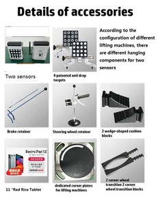 Đẳng cấp thế giới FSD-300D CE chứng nhận Trọng lượng nhẹ di động hai trụ cột nâng <span class=keywords><strong>3D</strong></span> năm máy ảnh SUV bánh xe <span class=keywords><strong>aligner</strong></span> - Product Image 6