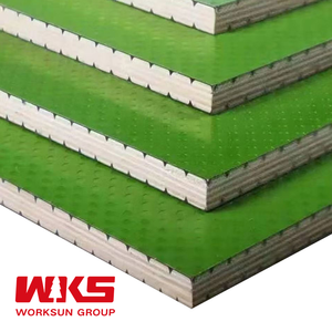 Tableros de Chapa de Álamo Recubiertos con Película de PP, Resistentes al Fuego por 1 Año, Impermeables, Verdes, de 18 mm y 12 mm, Ligeros para Concreto - Product Image 2